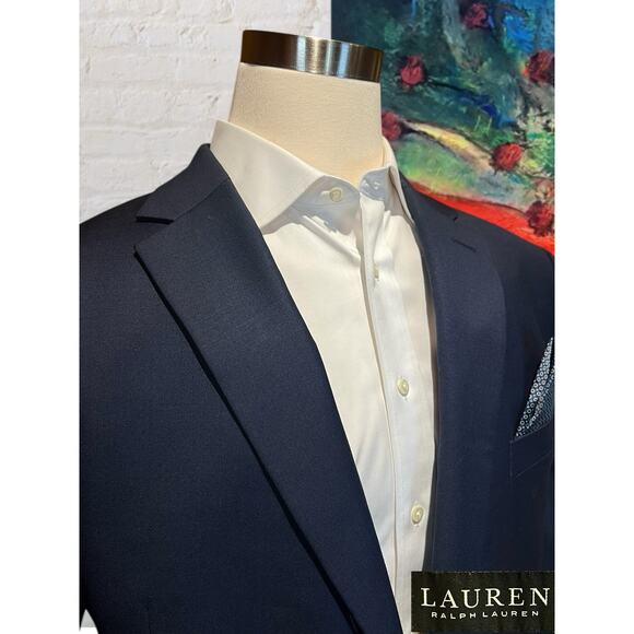 Ralph Lauren LRL Black Label Mens 50R Navy Blue Casual Blazer Sport Jacket - Picture 5 of 16
